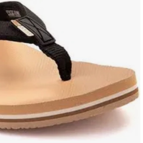 Reef Solana Sandal, New With Tag- Black / Tan (Woman) - Picture 6 of 9